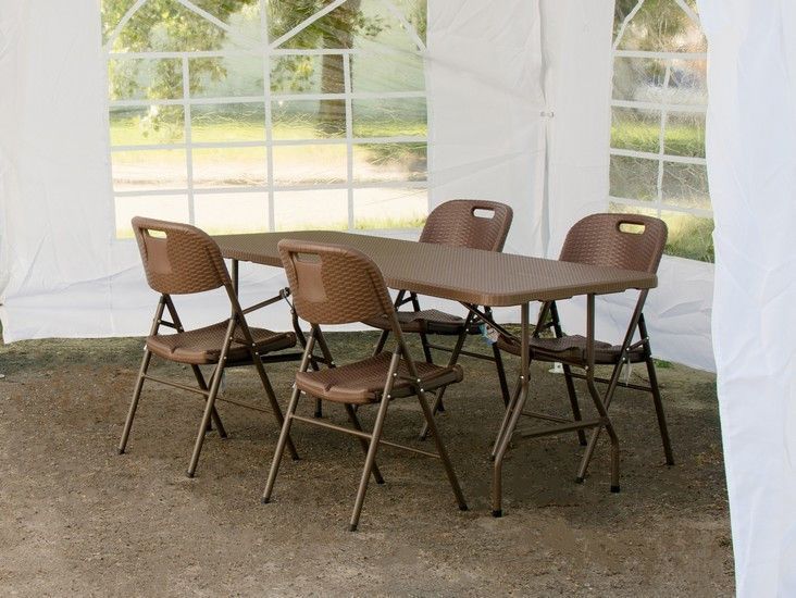 Стул складной Time Eco ТЕ-1813, коричневый 4820211100216BROWN фото