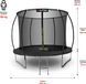 Батут OUTTEC Pumpkin з внутрішньою сіткою 10 футів 305 см чорний V312173 фото 4