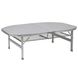 Стіл Bo-Camp Premium Oval 120x80 cm Grey (1404420) DAS302789 фото 2