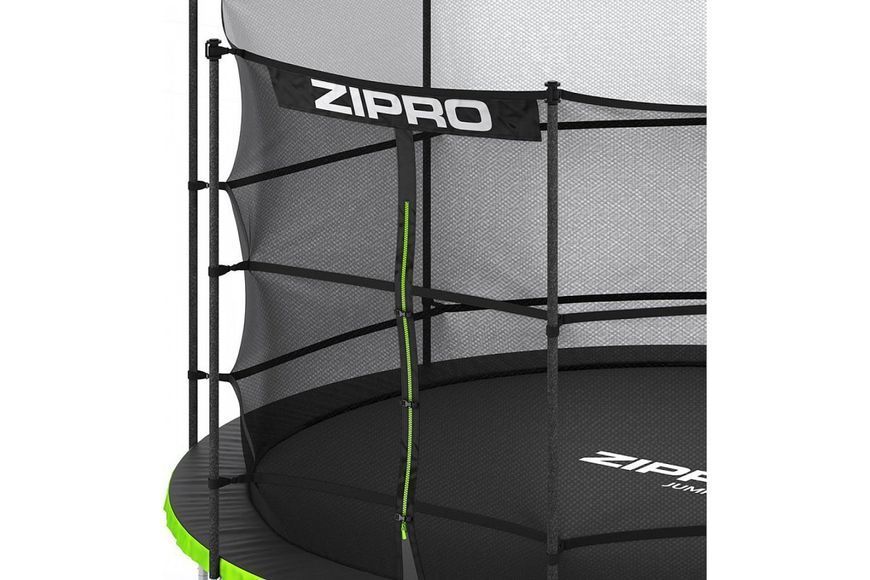 Батут Zipro Jump Pro з внутрішньою сіткою 10 футів 312 см чорно-зелений 5902659840677 5902659840677 фото