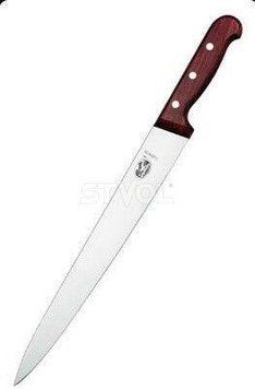 Ніж кухонний для нарізки слайсами Victorinox Wood 30 см, рожеве дерево 5.4500.30 фото