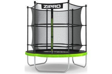 Батут Zipro Jump Pro з внутрішньою сіткою 6 футів 183 см чорно-зелений 5902659843166 5902659843166 фото