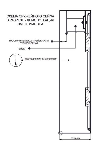 Оружейный сейф Ferocon Е-130К2.Т1.7022 Е130К2.Т1.7022 фото