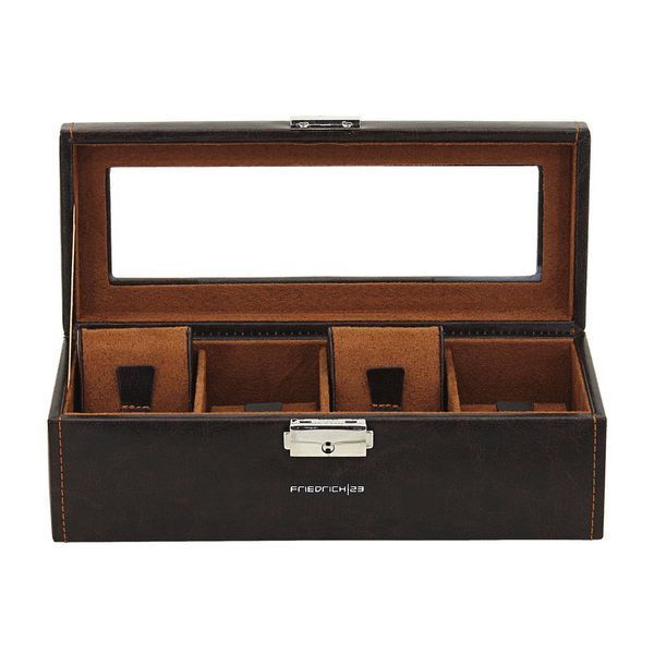 Скринька для зберігання годинника Friedrich Lederwaren &laquo;Bond&raquo; Brown 20086-3 20086-3 фото