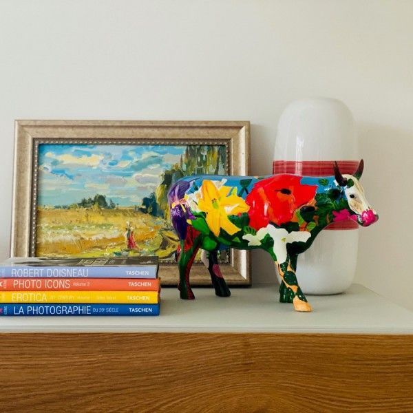 Колекційна статуетка корова Georgia O'Cowffe, Size L 46726 фото