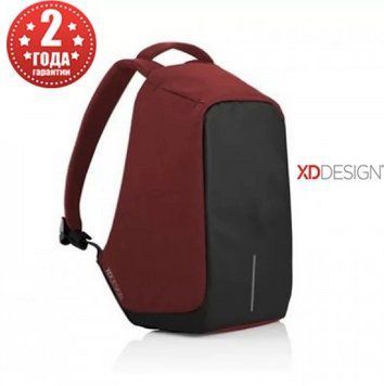 Рюкзак городской XD Design Bobby Anti-Theft 15,6" Red (P705.544) P705.544 фото