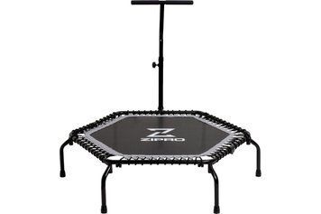 Батут для фітнесу Zipro Fitness з поручнем 4,5 фути 130 см чорний 5902659844095 5902659844095 фото