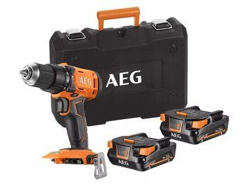 Шуруповерт ударний AEG BSB 18G4-202C, 18В, 60 Нм, 2 х 2.0 Аг, 1800 об/хв, кейс 4935478631 фото