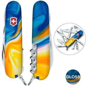 Складной нож Victorinox HUNTSMAN UKRAINE Желто-синие краски 1.3713.7.T3250pw 1.3713.7_T3250pw фото