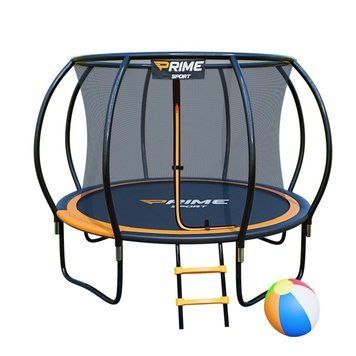 Батут PRIME SPORT INSIDE TITANPRO з внутрішньою сіткою 10 футів оранжевий PS305 фото