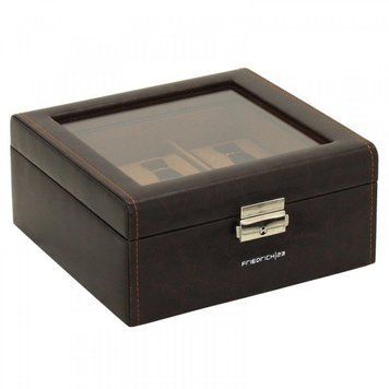 Скринька для зберігання годинника Friedrich Lederwaren &laquo;Bond&raquo; Brown 20085-3 20085-3 фото