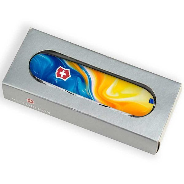 Складной нож Victorinox HUNTSMAN UKRAINE Желто-синие краски 1.3713.7.T3250pw 1.3713.7_T3250pw фото