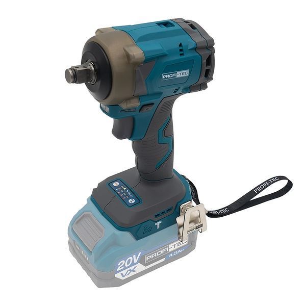Акумуляторний гайковерт PROFI-TEC PPTW4520 POWERLine (2&times;PT2040VX (4.0 Аг), зарядний пристрій) 007131P фото