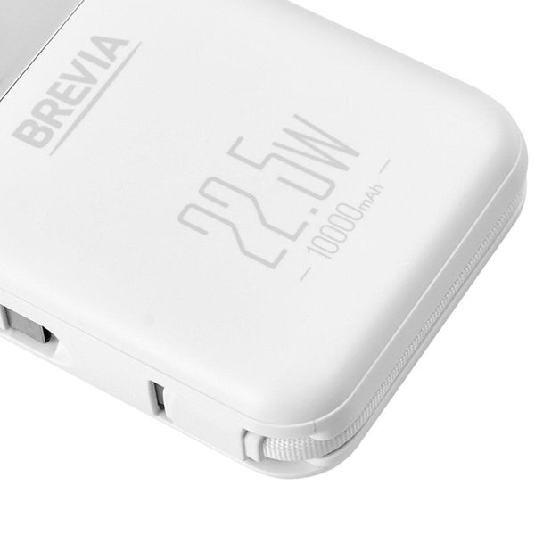 Повербанк (Power Bank) Brevia 10000mAh 22.5W Type-C+Lightning Cable, Li-Pol, LCD 45122L фото