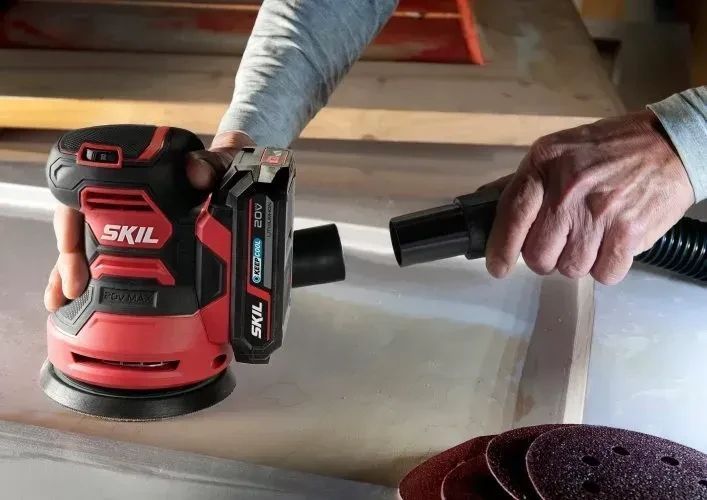 Акумуляторна ексцентрикова шліфувальна машина 125мм 20В SKIL 3745 CA 11071000101 (SR1E3745CA) 11071000101 фото