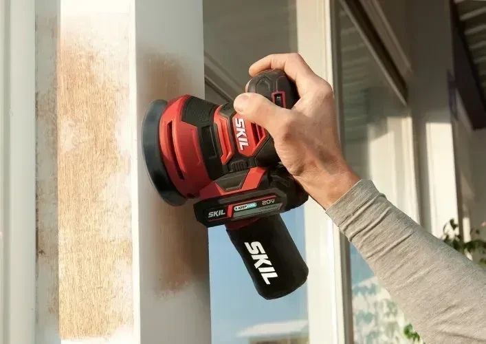 Акумуляторна ексцентрикова шліфувальна машина 125мм 20В SKIL 3745 CA 11071000101 (SR1E3745CA) 11071000101 фото