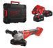 Шліфмашина кутова акумуляторна безщіткова MILWAUKEE, M18 BLSAG125X-402X, 800Вт, діаметр 125мм (зарядний.пристрій М12-18 С, 2 аку 4933492644 фото 3