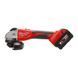 Шліфмашина кутова акумуляторна безщіткова MILWAUKEE, M18 BLSAG125X-402X, 800Вт, діаметр 125мм (зарядний.пристрій М12-18 С, 2 аку 4933492644 фото 10