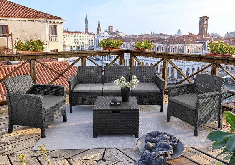 Набор садовой мебели BICA Venezia 3, графит 8003723491683 фото