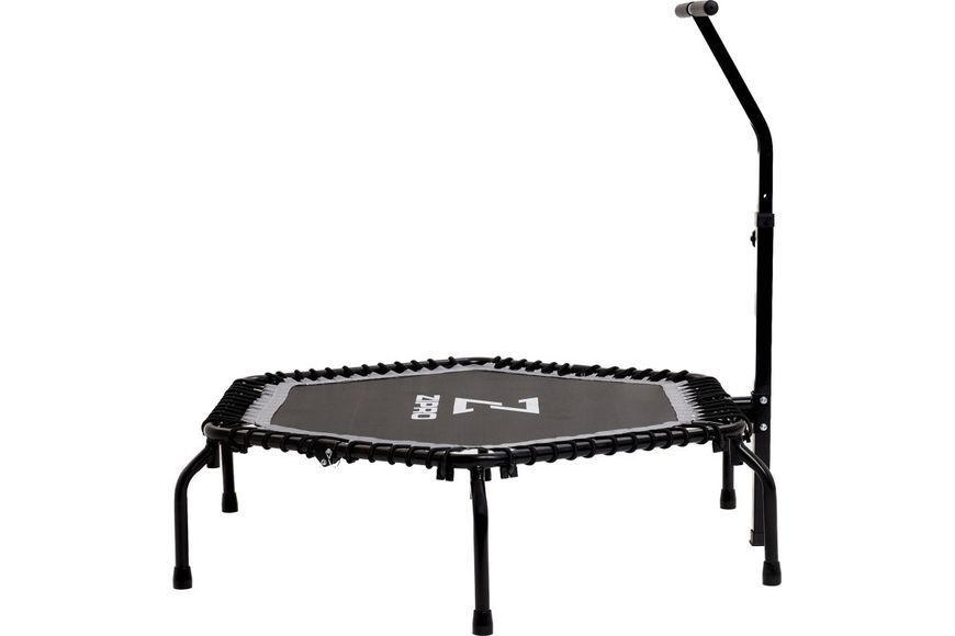 Батут для фітнесу Zipro Fitness з поручнем 4,5 фути 130 см чорний 5902659844095 5902659844095 фото