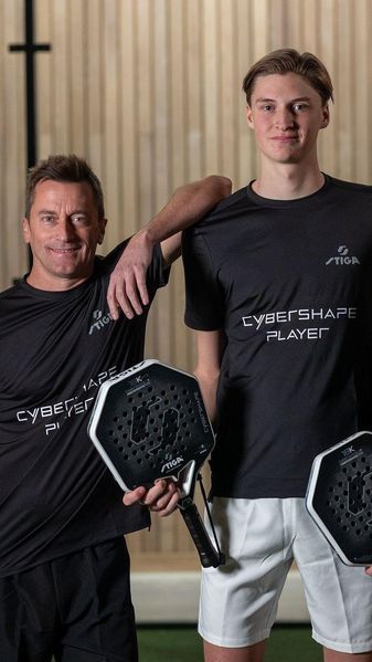 Ракетка для падел тенісу Stiga Racket Cybershape 18K (2202-1701-03) 931816 фото