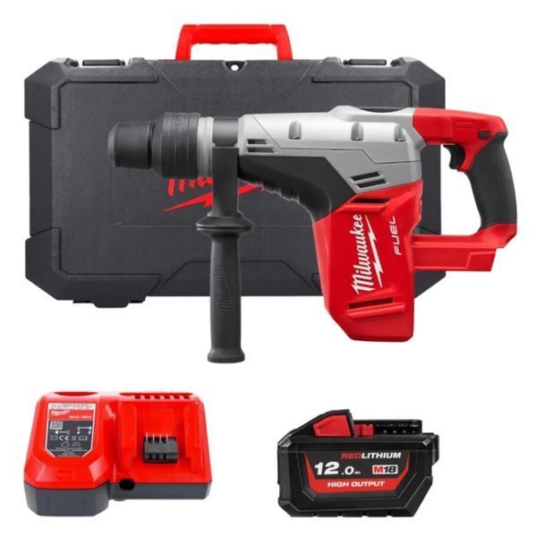 Перфоратор акумуляторний безщітковий SDS-MAX MILWAUKEE M18 CHM-121C (6,0 Дж) (ЗУ + 1акк.X12А&middot;год + кейс) (4933471284) 4933471284 фото