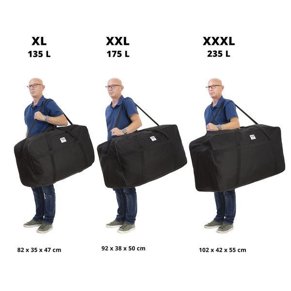 Сумка дорожня TravelZ Bag 175 Black (604347) 927294 фото