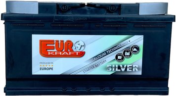 Аккумулятор EUROCRAFT SILVER 100A ⁇ ГОД, R+, 900 А СТ-00146010 фото