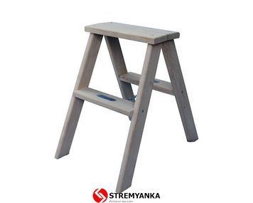 Деревянная двухсторонняя стремянка VIRASTAR HOBBY 2х2 ступеней WSL00005 фото