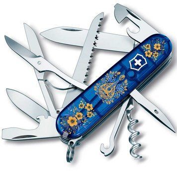 Складной нож Victorinox HUNTSMAN UKRAINE Украинские мотивы 1.3713.T2.T1370u 1.3713.T2_T1370u фото