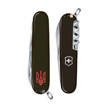 Нож Victorinox Spartan Ukraine Трезубец красный 1.3603.3R1R 1.3603.3R1R фото