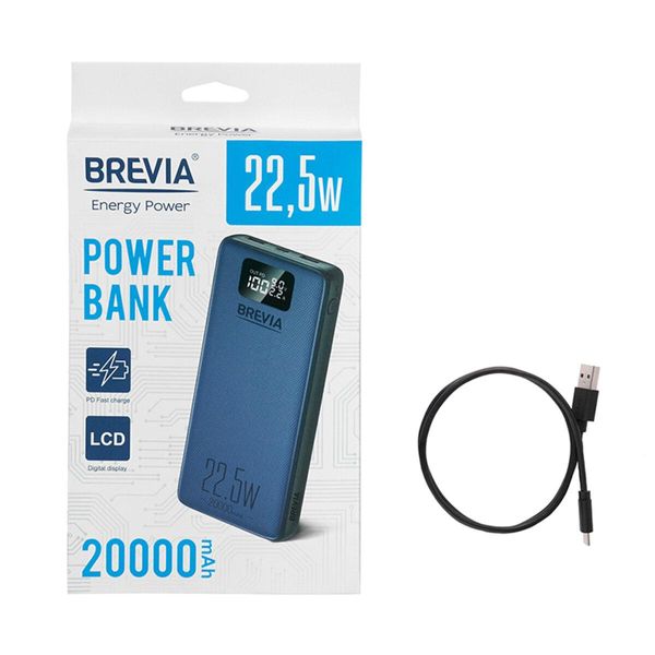 Повербанк (Power Bank) Brevia 20000mAh 22,5W Li-Pol, LCD 44218L фото