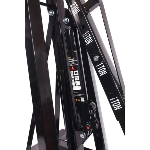 Кран гідравлічний 2т ( h max 2200мм, довжина стріли: 1000-1570мм) ROCKFORCE RF-T32002 7847(for) фото