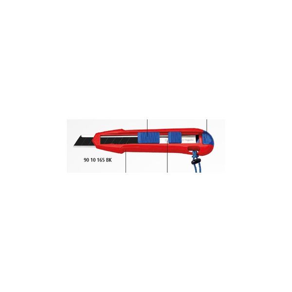 Нож универсальный KNIPEX CutiX 90 10 165 BK фото