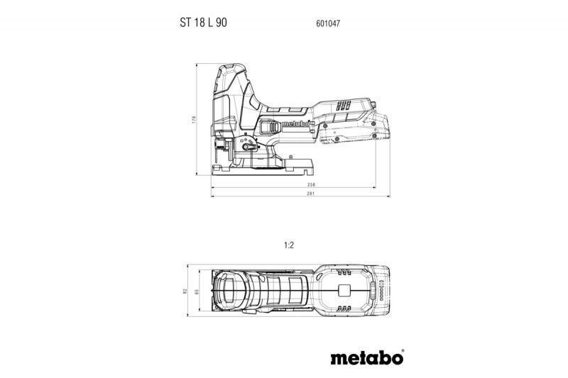 Аккумуляторный лобзик Metabo ST 18 L 90 Каркас 601047850 601047850 фото