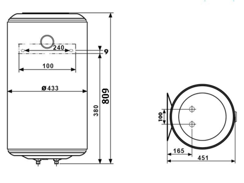 Водонагрівач ATLANTIC Classic VM 80 N4L (1500W) 951156 фото