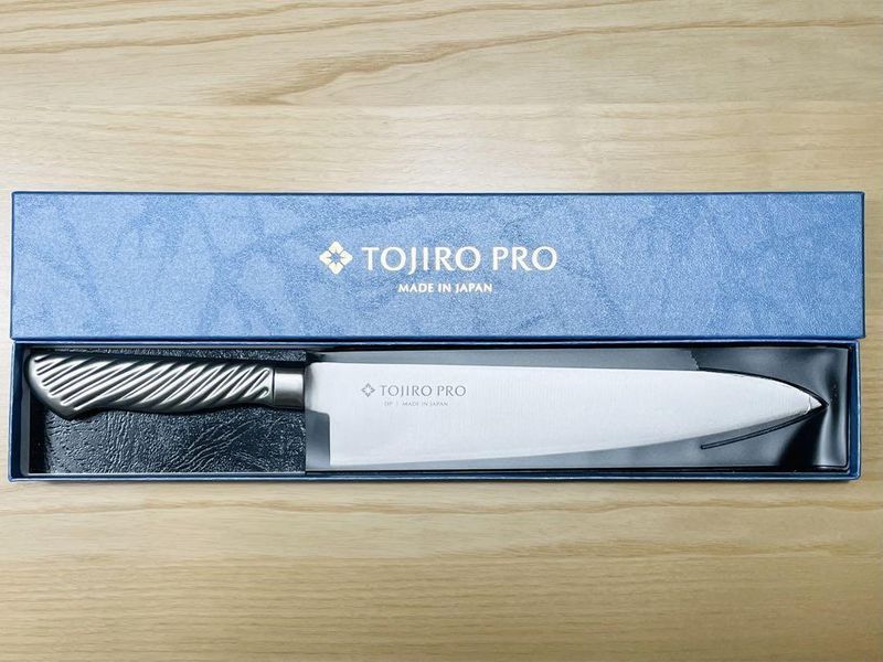 Ніж кухонний для тонкої нарізки 210 мм Tojiro PRO (F-896) F-896 фото