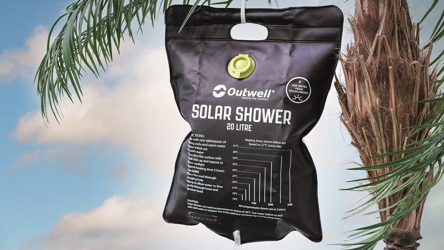 Душ портативний Outwell Solar Shower 20L Black (651067) 929041 фото