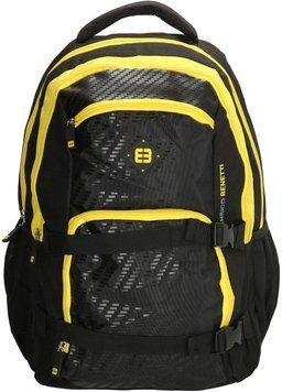 Міський рюкзак Enrico Benetti NATAL Black-Yellow з відділом. для ноутбука 17" 35 л (Eb47105 761) Eb47105 761 фото
