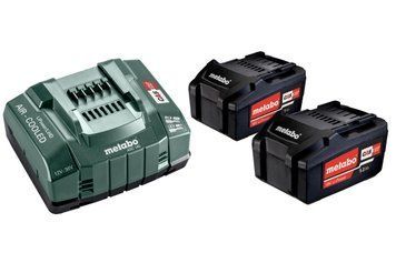 Базовый комплект аккумуляторных батарей Metabo 18 В 2*5.2 Ач (Безкоштовна доставка) 685051000 фото
