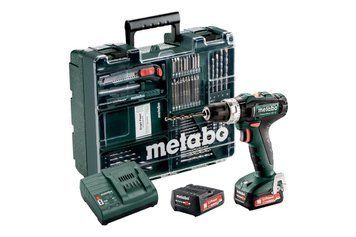 Аккумуляторный ударный шуруповерт Metabo PowerMaxx SB 12 Mobile Workshop (Безкоштовна доставка) 601076870 фото