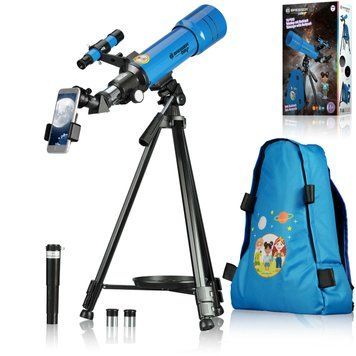 Телескоп Bresser Junior 70/400 Blue з адаптером для смартфона + рюкзак (8850610WX) 930857 фото