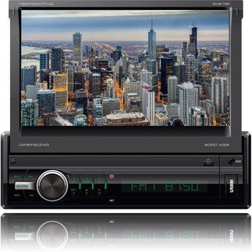 1DIN магнітола SHUTTLE SDUM-7060 Black/Multicolor 56152 фото