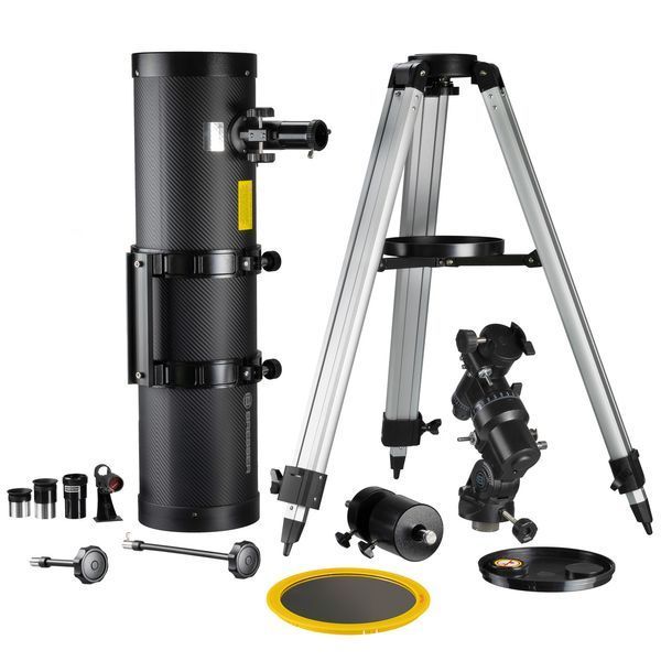Телескоп Bresser Pollux 150/1400 EQ3 Carbon з сонячним фільтром і адаптером для смартфона (4690900) 922305 фото