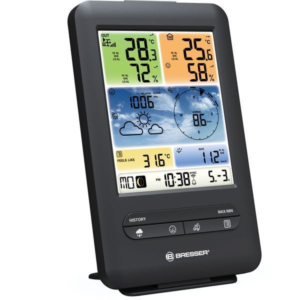 Метеостанція Bresser Weather Center 5-in-1 V WIFI Professional colour (7002585) 930104 фото