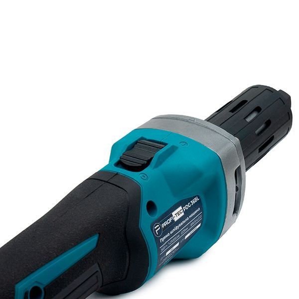 Акумуляторна пряма шліфувальна машина PROFI-TEC PDG36BL POWERLine (1&times;PT2040EP (4.0 Аг), зарядний пристрій) 006739P фото