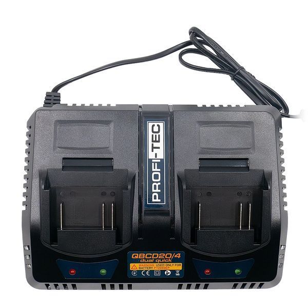 Двопортовий зарядний пристрій PROFI-TEC QBCD20/4 dual quick 006619P фото
