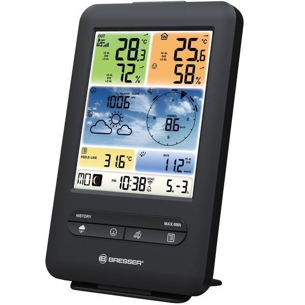 Метеостанція Bresser Weather Center 5-in-1 V WIFI Professional colour (7002585) 930104 фото