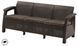 Софа садовая пластиковая Keter Corfu love seat max, коричневая 8711245158297 фото 2