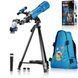 Телескоп Bresser Junior 70/400 Blue з адаптером для смартфона + рюкзак (8850610WX) 930857 фото 1